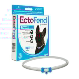 EctoFend® Zoetis – Coleira Antiparasitária para Cães 48cm Azul