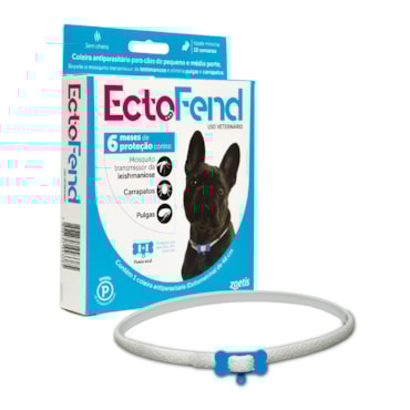EctoFend® Zoetis – Coleira Antiparasitária para Cães 48cm Azul