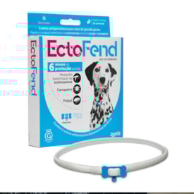 EctoFend® Zoetis – Coleira Antiparasitária para Cães 65cm Azul