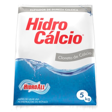 Elevador de Dureza Cálcica Hidroall Hidro Cálcio para Piscina 5kg