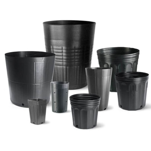 Embalagem Preta Para Mudas Sem Alça - Nutriplan