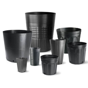 Embalagem Preta Para Mudas Sem Alça - Nutriplan