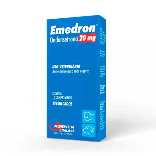 Emedron Antivômito para Cães e Gatos 10 Comprimidos - Agener