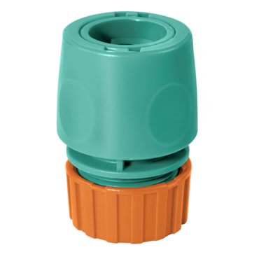 Engate Rápido Com Aquastop em Plástico Para Mangueira 1/2