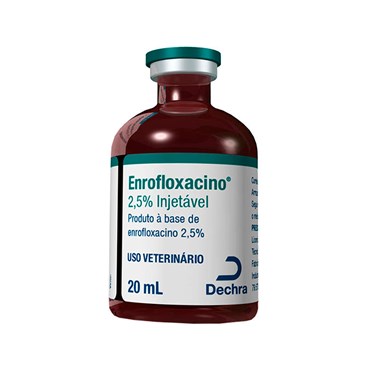 Enrofloxacino 2,5% Injetável 20 ml