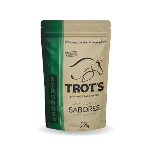 Erva Mate para Tereré Trot's Sabor Menta Stronger 500 g