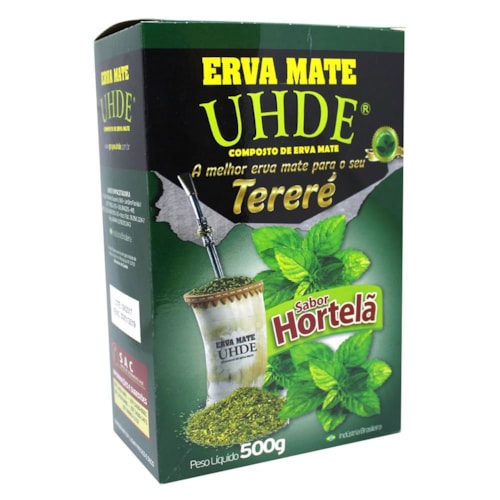 Erva Mate Para Tereré UHDE Hortelã 500 g
