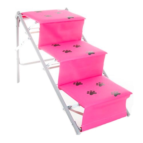 Escada Rampa One Para Pet Cor Rosa - Tubline