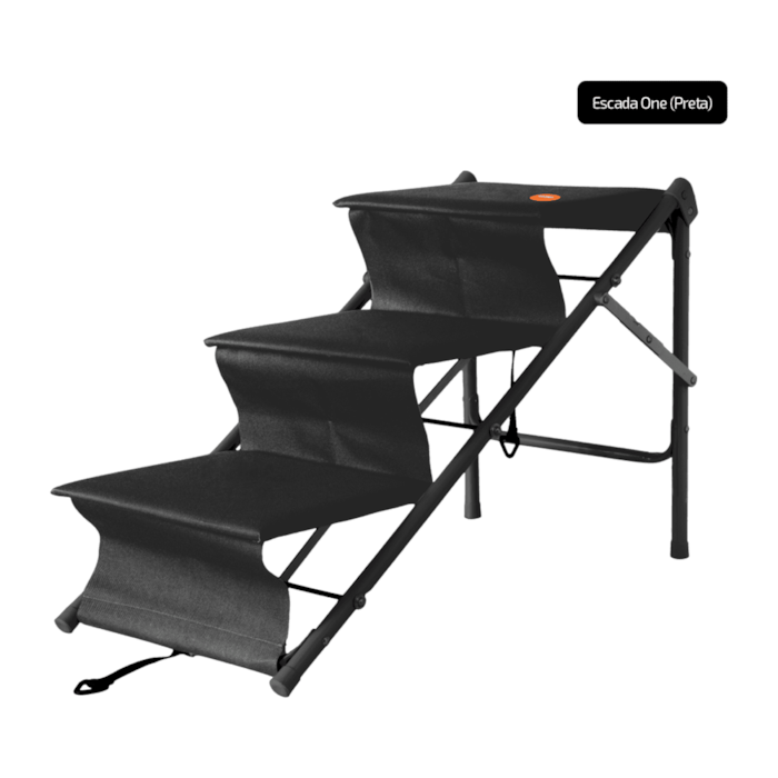 Escada Rampa para Pet Big One Tubline 7700-N19 Preta
