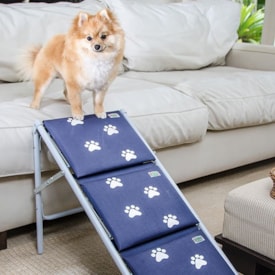 Escadinha Rampa para Cachorro One Azul Tubline - imagem adicional