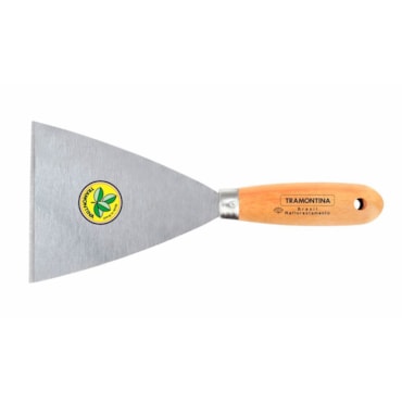 Espátula Rígida com Cabo de Madeira Tramontina 12cm 