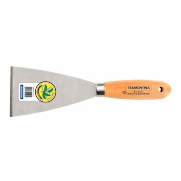 Espátula Rígida com Cabo de Madeira Tramontina 8cm 