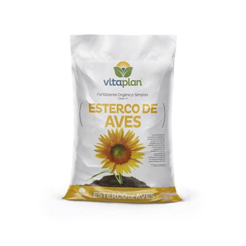 Esterco de Aves - Fertilizante Orgânico Simples - Vitaplan