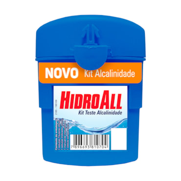 Estojo Kit de Teste de Alcalinidade Para Piscina - Hidroall