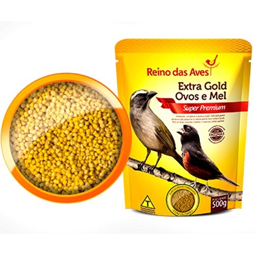Extra Gold Ovos e Mel Super Premium Reino das Aves 500g 