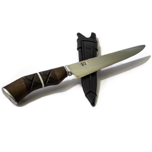 Faca Artesanal SG Tradicional de 8 Polegadas com Lâmina de 5mm e Bainha - COD 4.8