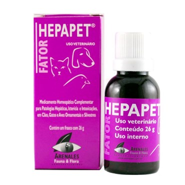Fator Medicamento Homeopático Hepapet 26g - Arenales