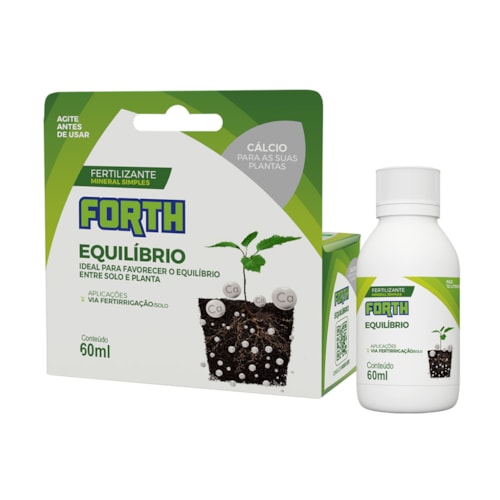 Fertilizante Forth Equilíbrio Carbonato de Cálcio Concentrado 60ml