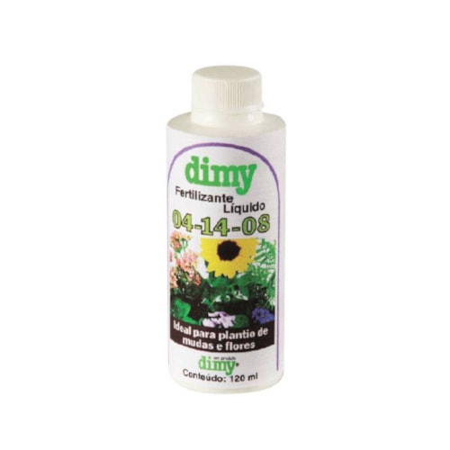 Fertilizante Líquido Dimy Formulação 04-14-08 120ml