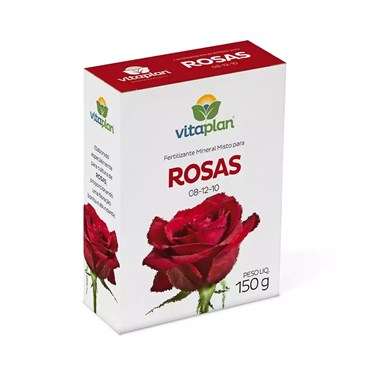Fertilizante Mineral Misto 08-12-10 Nutriplan para Rosas 150g 
