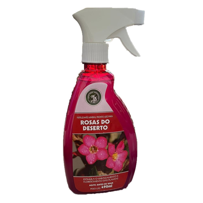 Fertilizante Mineral Pronto para Uso para Rosa do Deserto 490ml - Mato Verde