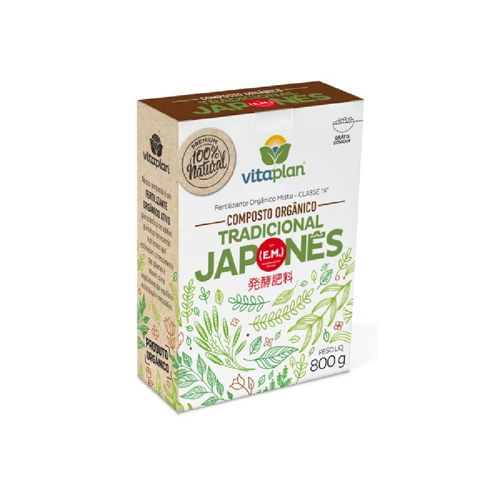 ayanechann オーダー商品 Fertilizante Orgânico Composto Tradicional Japonês 800g - Vitaplan