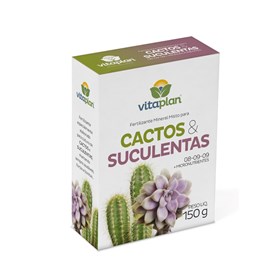 Fertilizante VitaPlan para Cactos e Suculentas 150g 