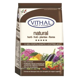 Fertilizante Vithal Organomineral Natural - Horti-Fruti, Plantas e Flores