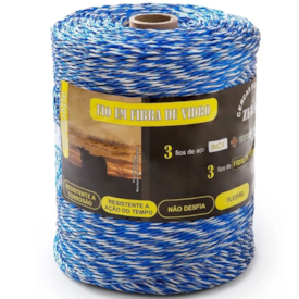 Fio de Fibra de Vidro Zebu 500mt Azul