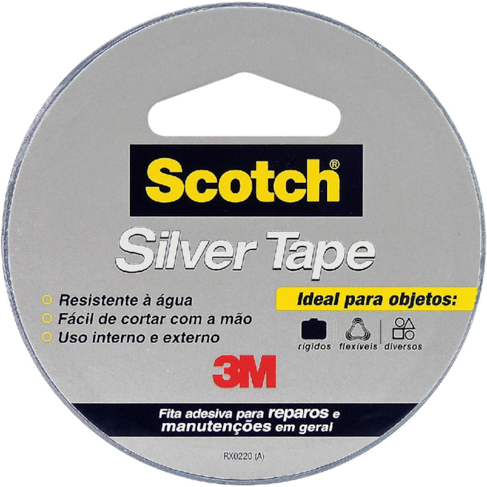 Fita Adesiva Silver Tape 45mm x 5MT - 3M HB004557912