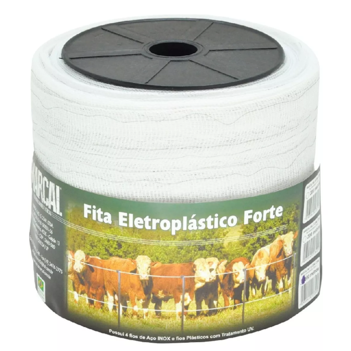 Fita Eletroplástica para Cercas 40mm X 200m - Marcal