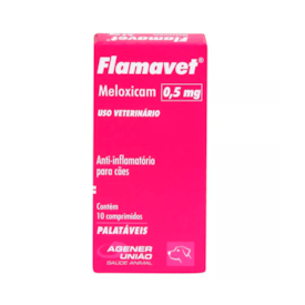 Flamavet Anti-inflamatório 0,5 mg 10 Comprimidos