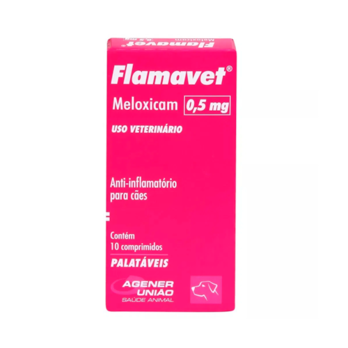 Flamavet Anti-inflamatório 0,5 mg 10 Comprimidos