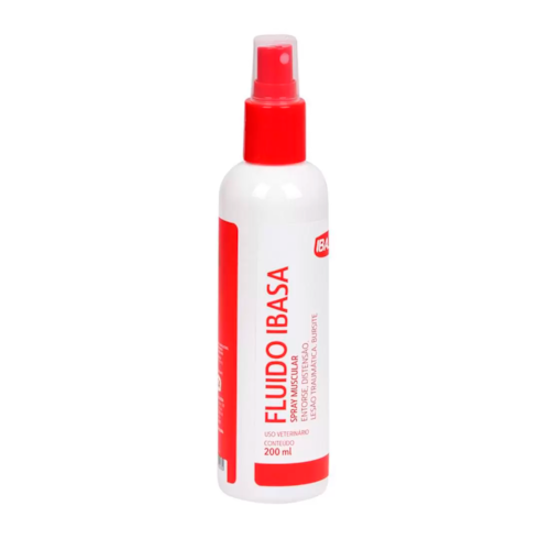 Fluído Muscular Spray Ibasa Uso Veterinário 200ml