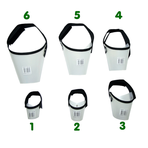 Focinheira Plástica para Cachorro Griff Patas Nº 6