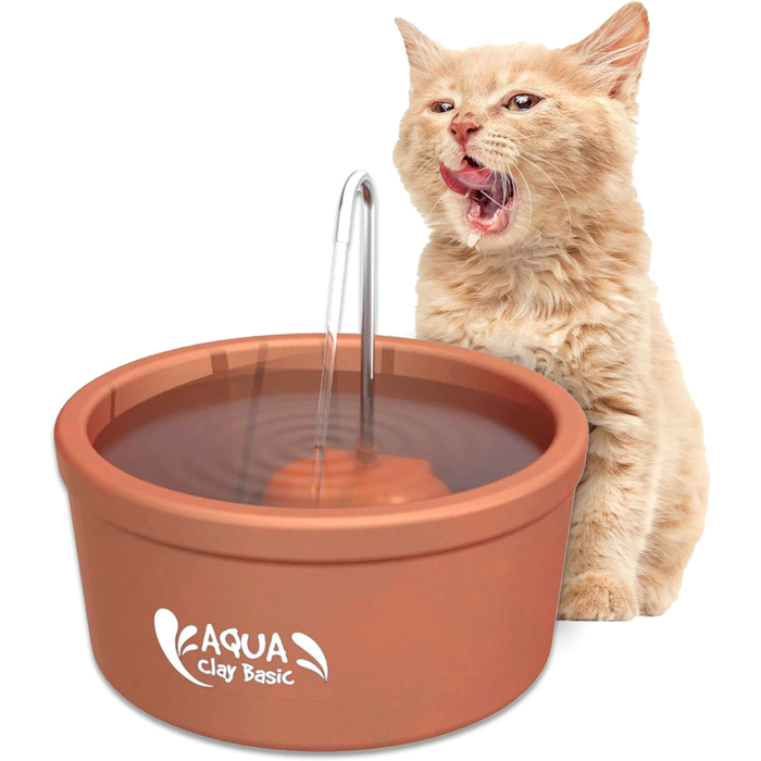 Fonte Bebedouro em Cerâmica Aqua Clay Basic Amicus 2,5 L