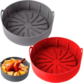 Forma de Silicone Redonda para AirFryer