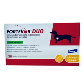 Fortekor Duo 1,25mg / 2,5mg 30 Comprimidos - Elanco