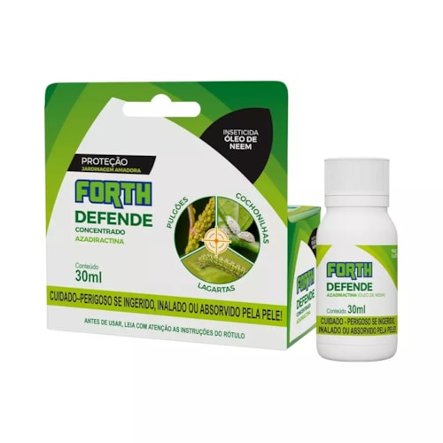 Forth Defende Inseticida (Azadiractina) Concentrado 30ml 