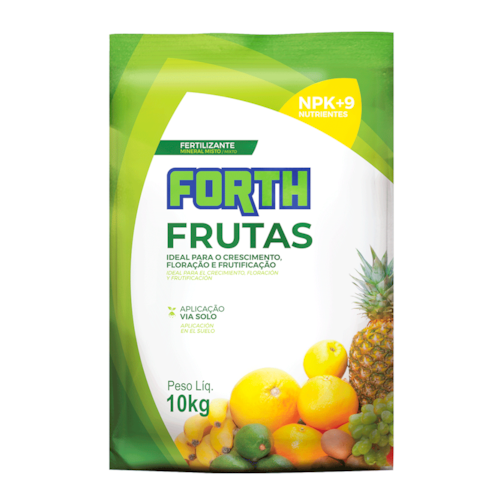 Forth Frutas Fertilizante para Frutíferas 10 kg - Crescimento, Floração e Frutificação
