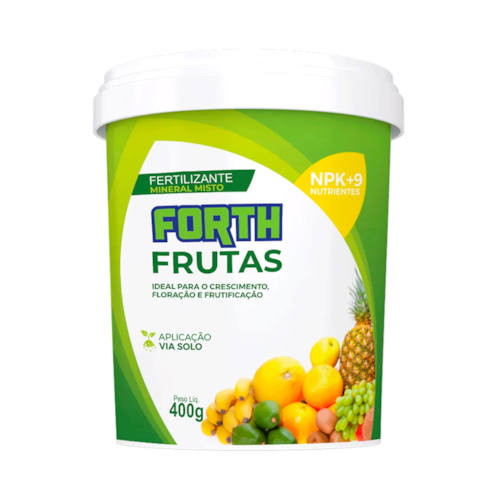 Forth Frutas Fertilizante para Frutíferas 400 g - Crescimento, Floração e Frutificação