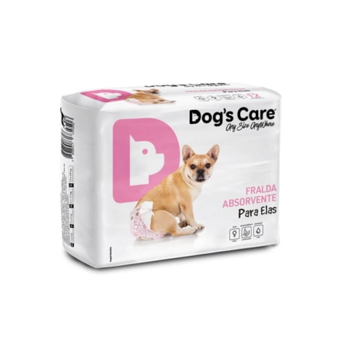Fralda Descartável para Cães com 06 Unidades - Dog's Care