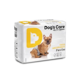 Fralda Descartável Para Cães Com 06 Unidades - Dog's Care