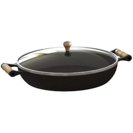 Frigideira Paella com Tampa de Vidro 36cm 93774 - Fundição Libaneza
