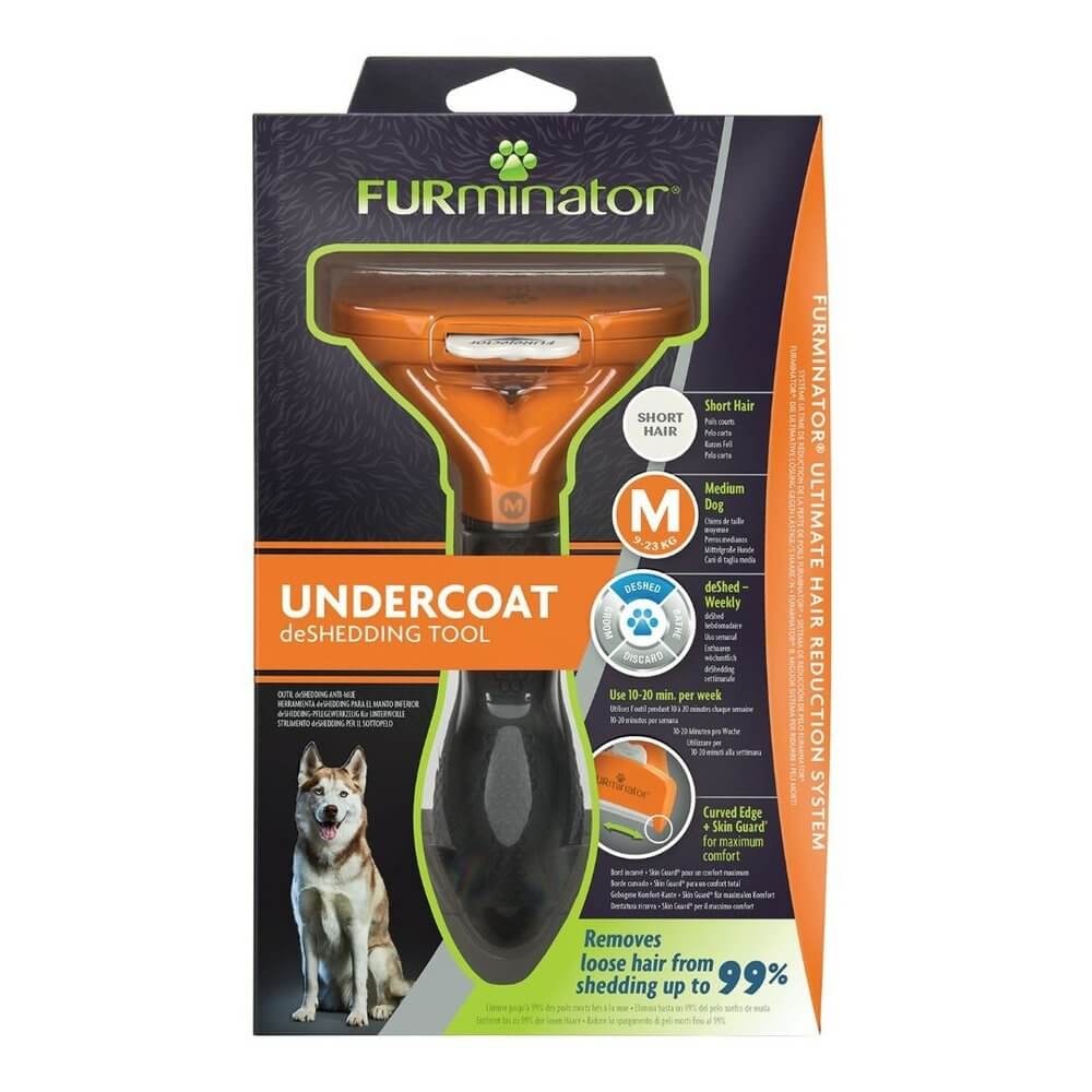 Furminator Dog para Cães Médios com Pelos Curtos