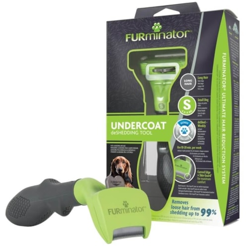 Furminator Dog para Cães Pequenos com Pelos Longos
