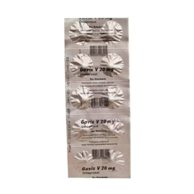 Gaviz V Omeprazol Antiácido Agener Cães e gatos 20 mg 10 Comprimidos