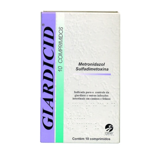 Giardicid 500mg - 10 Comprimidos 