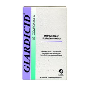 Giardicid 500mg - 10 Comprimidos 
