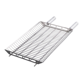 Grelha Para Legumes em Inox Com Alças 40x50 cm - Selmetal